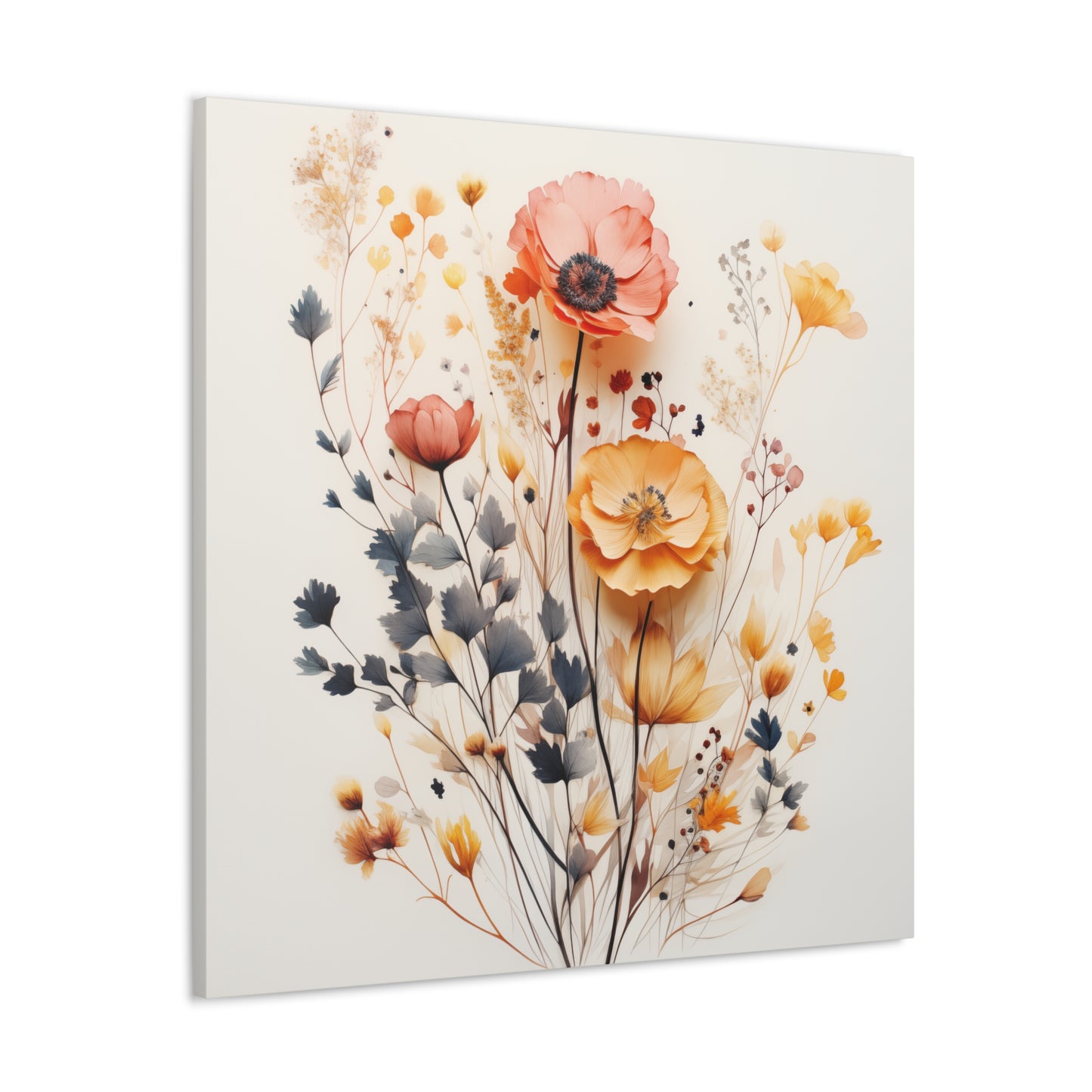"Watercolor Flowers" Wall Art - Weave Got Gifts - Unique Gifts You Won’t Find Anywhere Else!