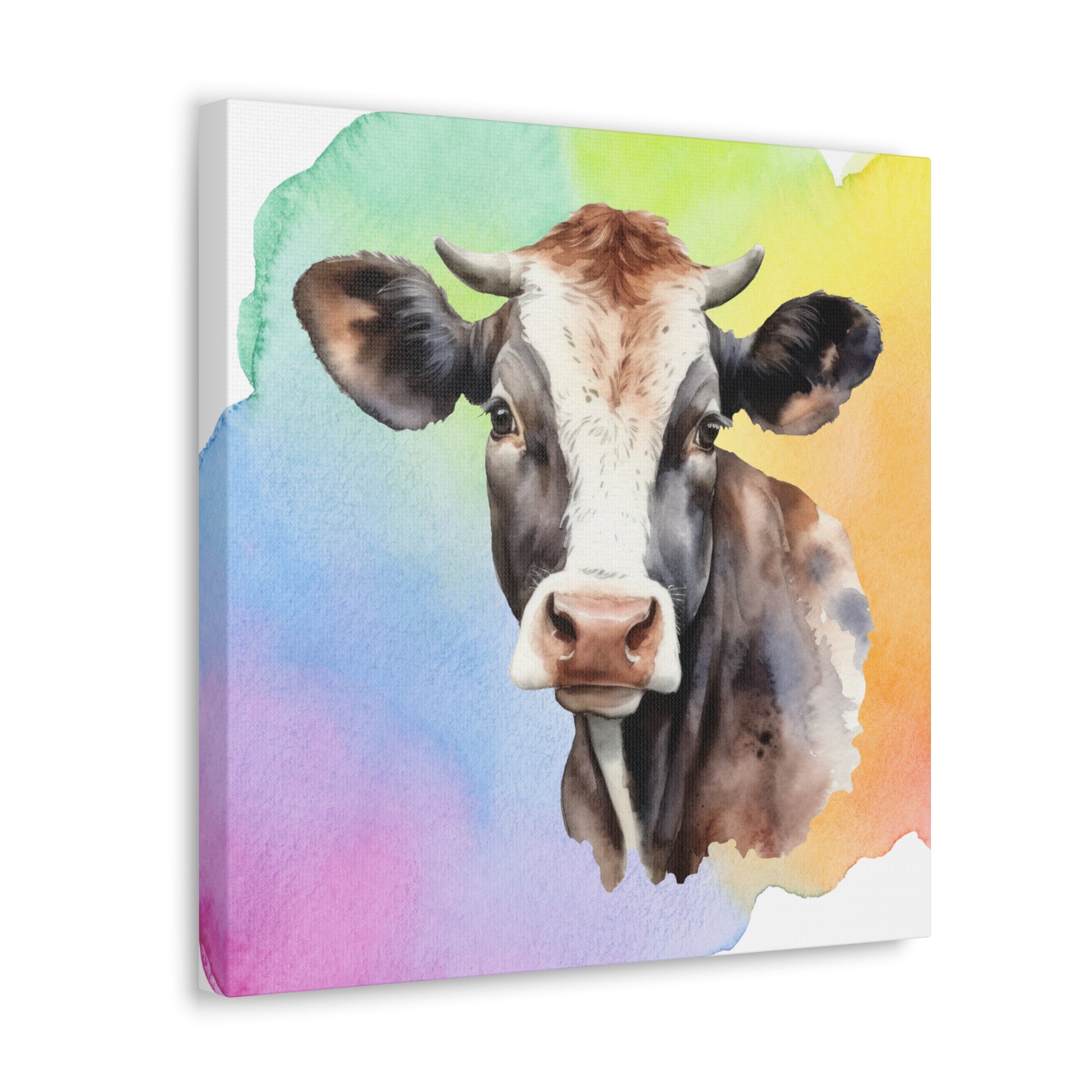 "Vibrant Color Cow" Wall Art - Weave Got Gifts - Unique Gifts You Won’t Find Anywhere Else!