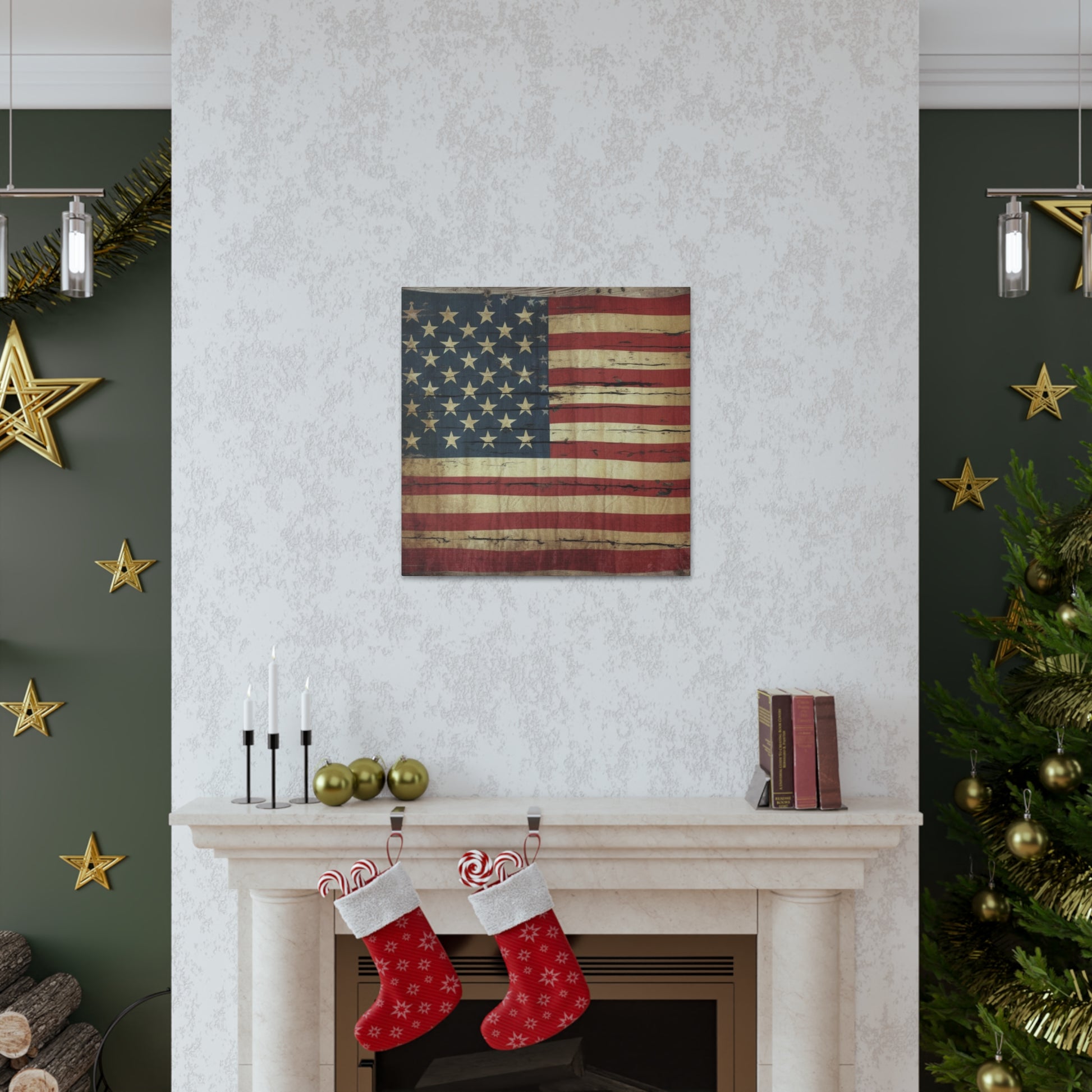 "Rustic American Flag" Wall Art - Weave Got Gifts - Unique Gifts You Won’t Find Anywhere Else!