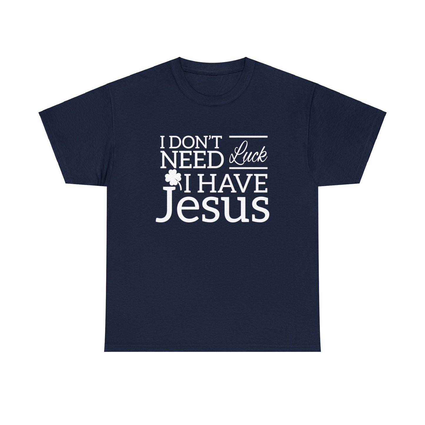 Faith-based clothing with "I Have Jesus" statement.
