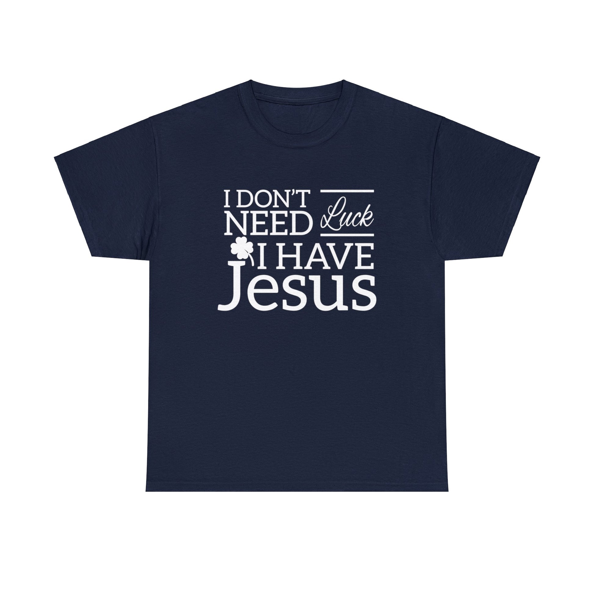 Faith-based clothing with "I Have Jesus" statement.
