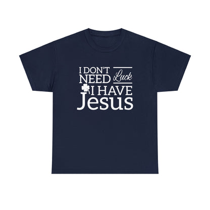 Faith-based clothing with "I Have Jesus" statement.
