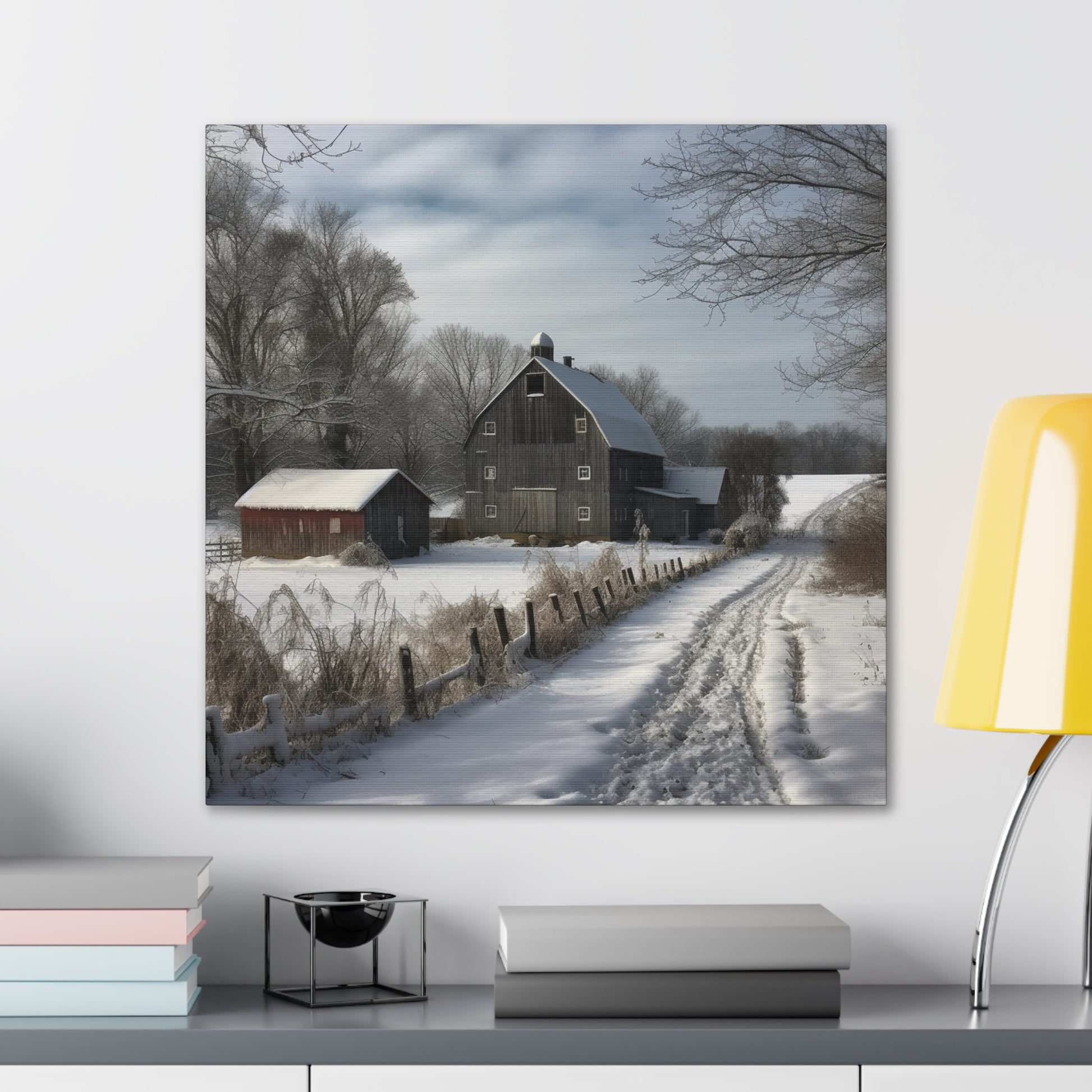 "Farm Winter Wonderland" Wall Art - Weave Got Gifts - Unique Gifts You Won’t Find Anywhere Else!