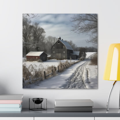 "Farm Winter Wonderland" Wall Art - Weave Got Gifts - Unique Gifts You Won’t Find Anywhere Else!