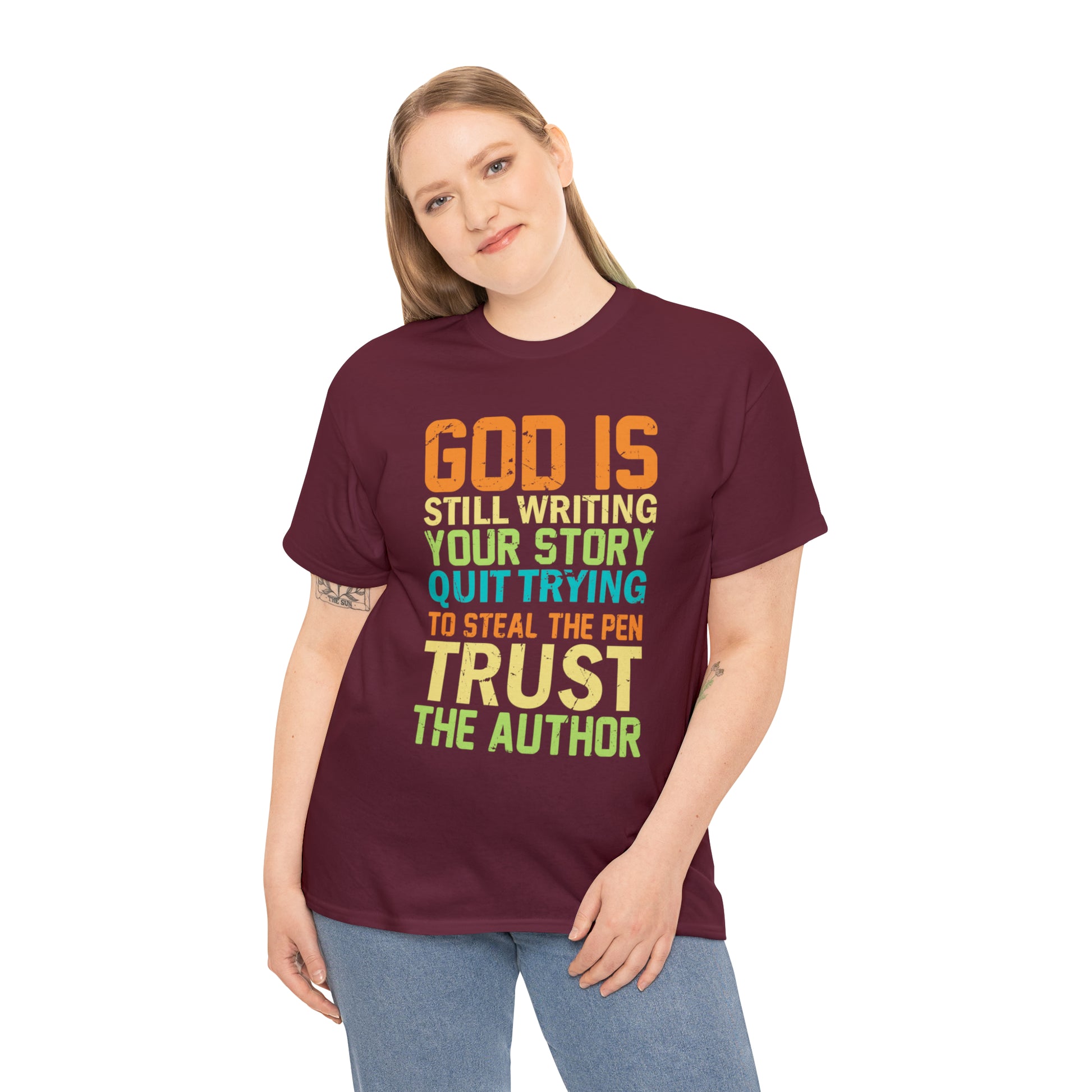 "God Is Still Writing Your Story" T-Shirt - Weave Got Gifts - Unique Gifts You Won’t Find Anywhere Else!