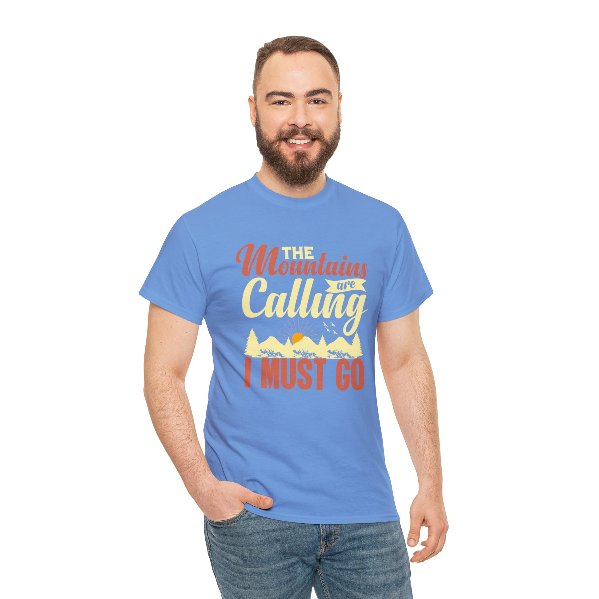 "The Mountains Are Calling" T-Shirt - Weave Got Gifts - Unique Gifts You Won’t Find Anywhere Else!