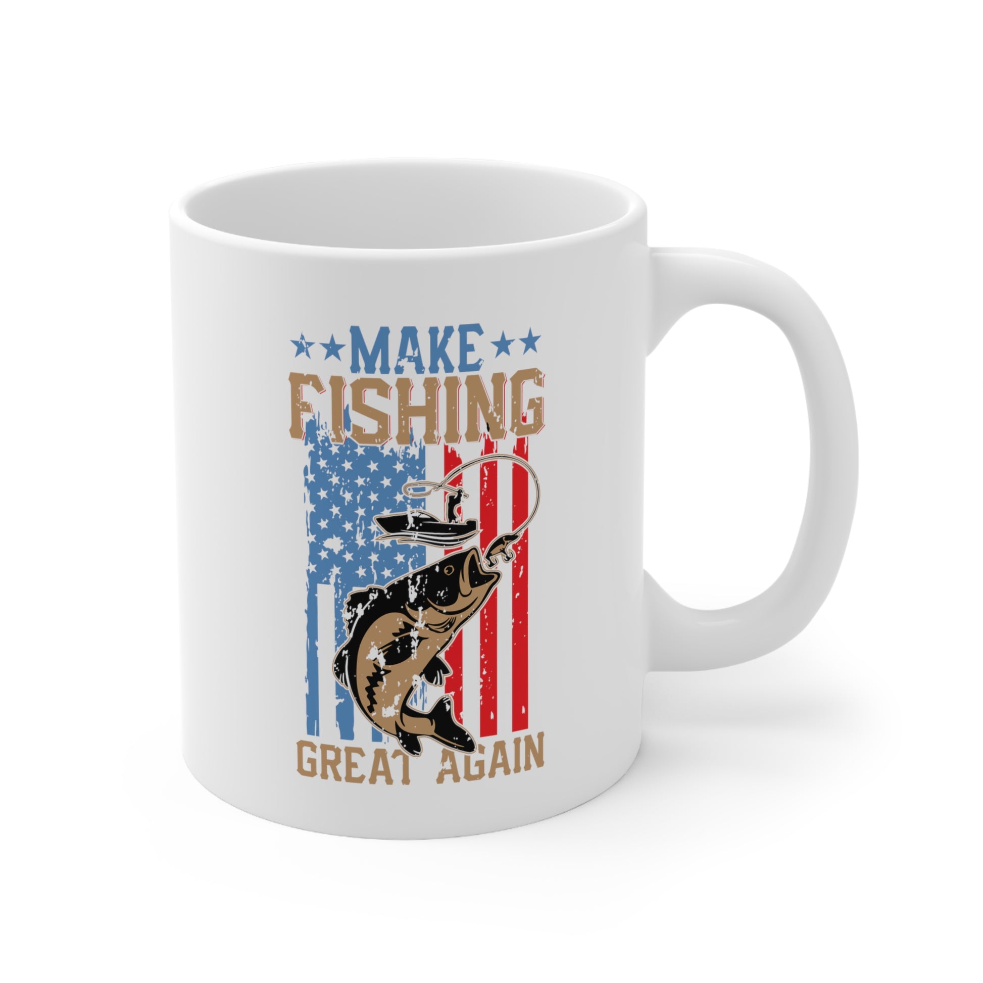 "Make Fishing Great Again" Coffee Mug - Weave Got Gifts - Unique Gifts You Won’t Find Anywhere Else!