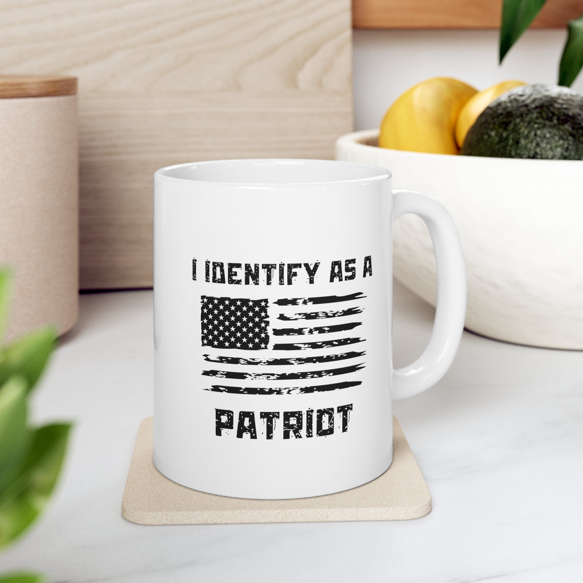 "I Identify As A Patriot" Coffee Mug 11oz - Weave Got Gifts - Unique Gifts You Won’t Find Anywhere Else!