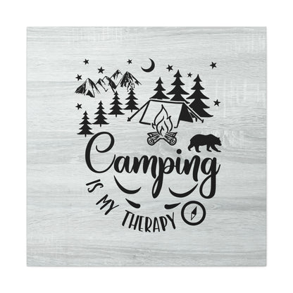 "Camping Is My Therapy" Wall Art - Weave Got Gifts - Unique Gifts You Won’t Find Anywhere Else!