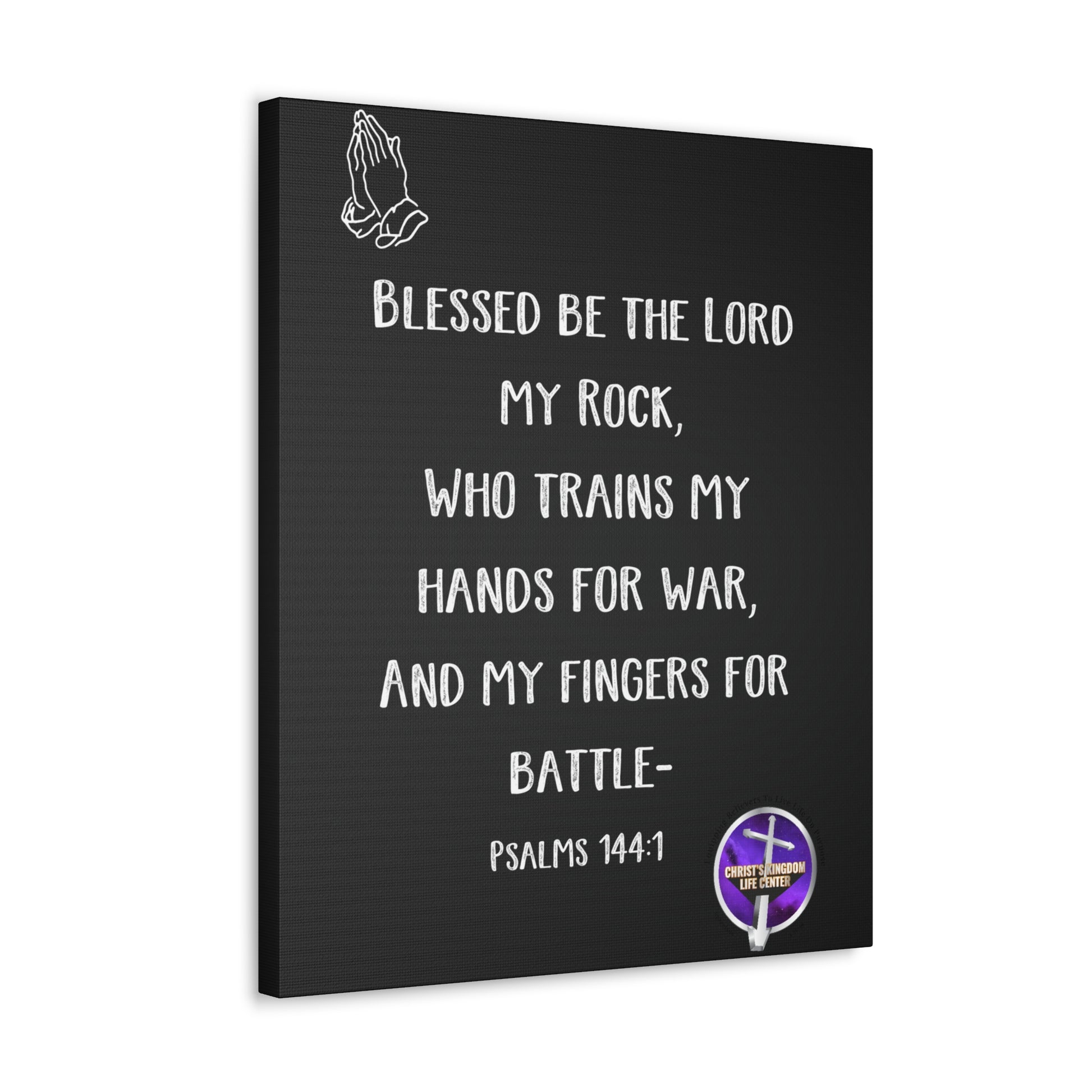 "Blessed Be The Lord" Custom Canvas Sign - Weave Got Gifts - Unique Gifts You Won’t Find Anywhere Else!