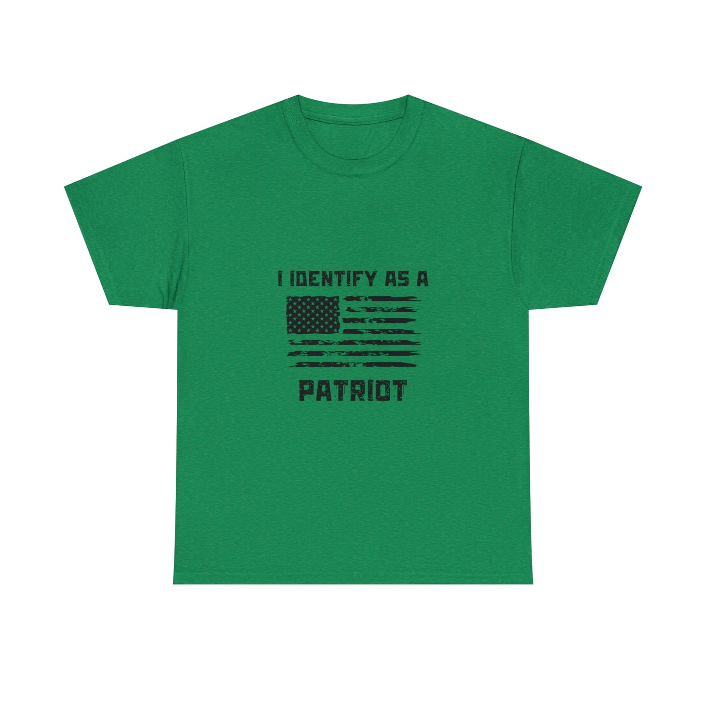 Black grunge-style American flag t-shirt for patriots
