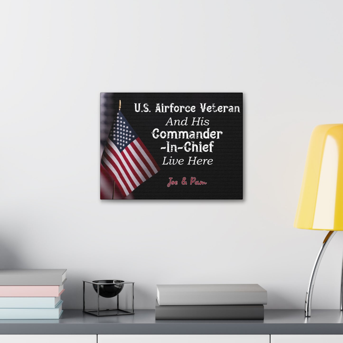 Custom "Us Airforce Veteran" Wall Art - Weave Got Gifts - Unique Gifts You Won’t Find Anywhere Else!