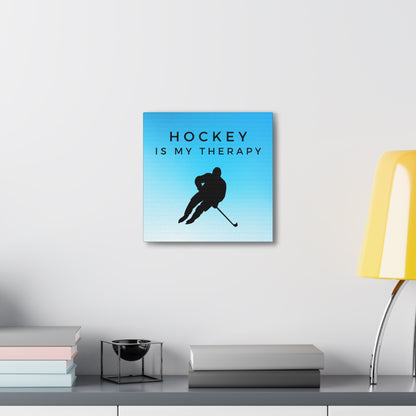 "Hockey Is My Therapy" Wall Art - Weave Got Gifts - Unique Gifts You Won’t Find Anywhere Else!