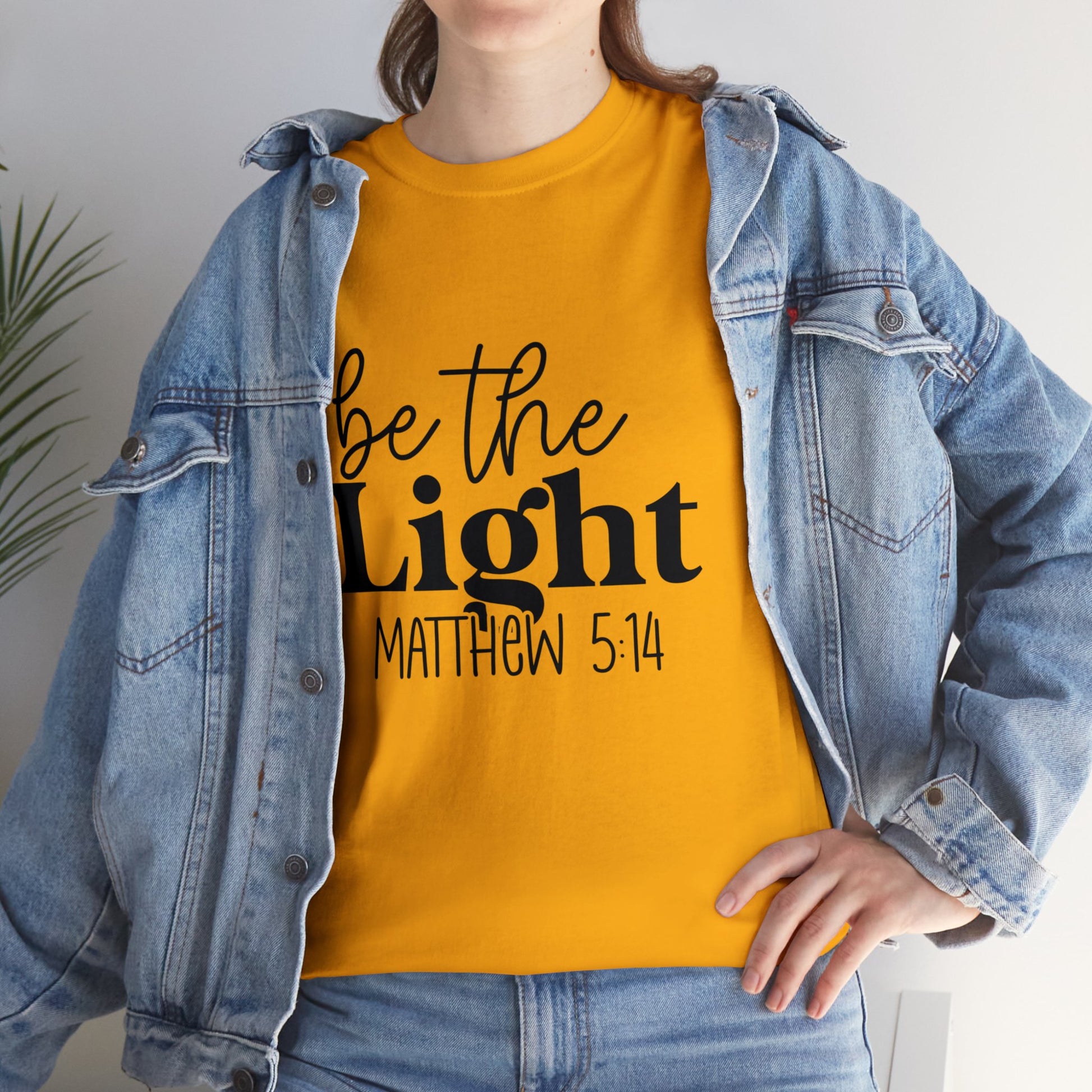 "Be The Light - Matthew 5:14" T-Shirt - Weave Got Gifts - Unique Gifts You Won’t Find Anywhere Else!