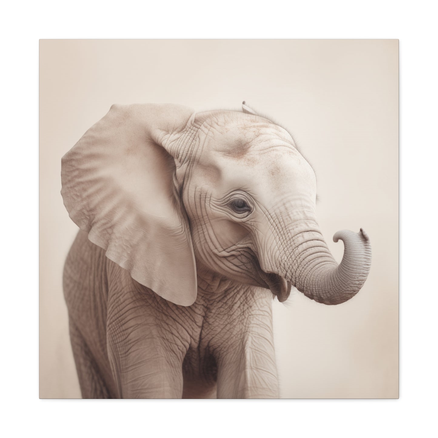 "Baby Elephant Portrait" Wall Art - Weave Got Gifts - Unique Gifts You Won’t Find Anywhere Else!