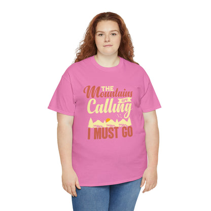 "The Mountains Are Calling" T-Shirt - Weave Got Gifts - Unique Gifts You Won’t Find Anywhere Else!