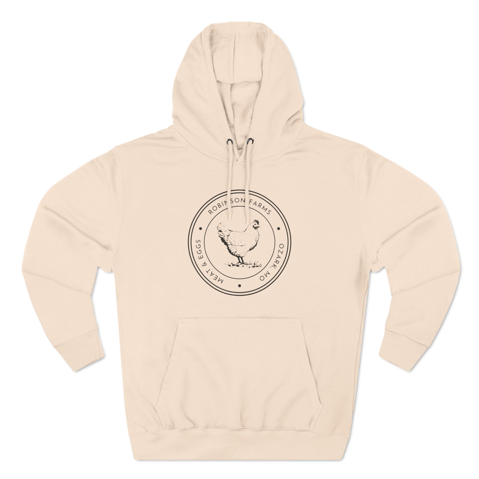 Custom "Chicken Farm Logo" Hoodie - Weave Got Gifts - Unique Gifts You Won’t Find Anywhere Else!
