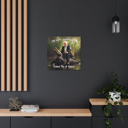 "Traitor On A Gator" Wall Art - Weave Got Gifts - Unique Gifts You Won’t Find Anywhere Else!