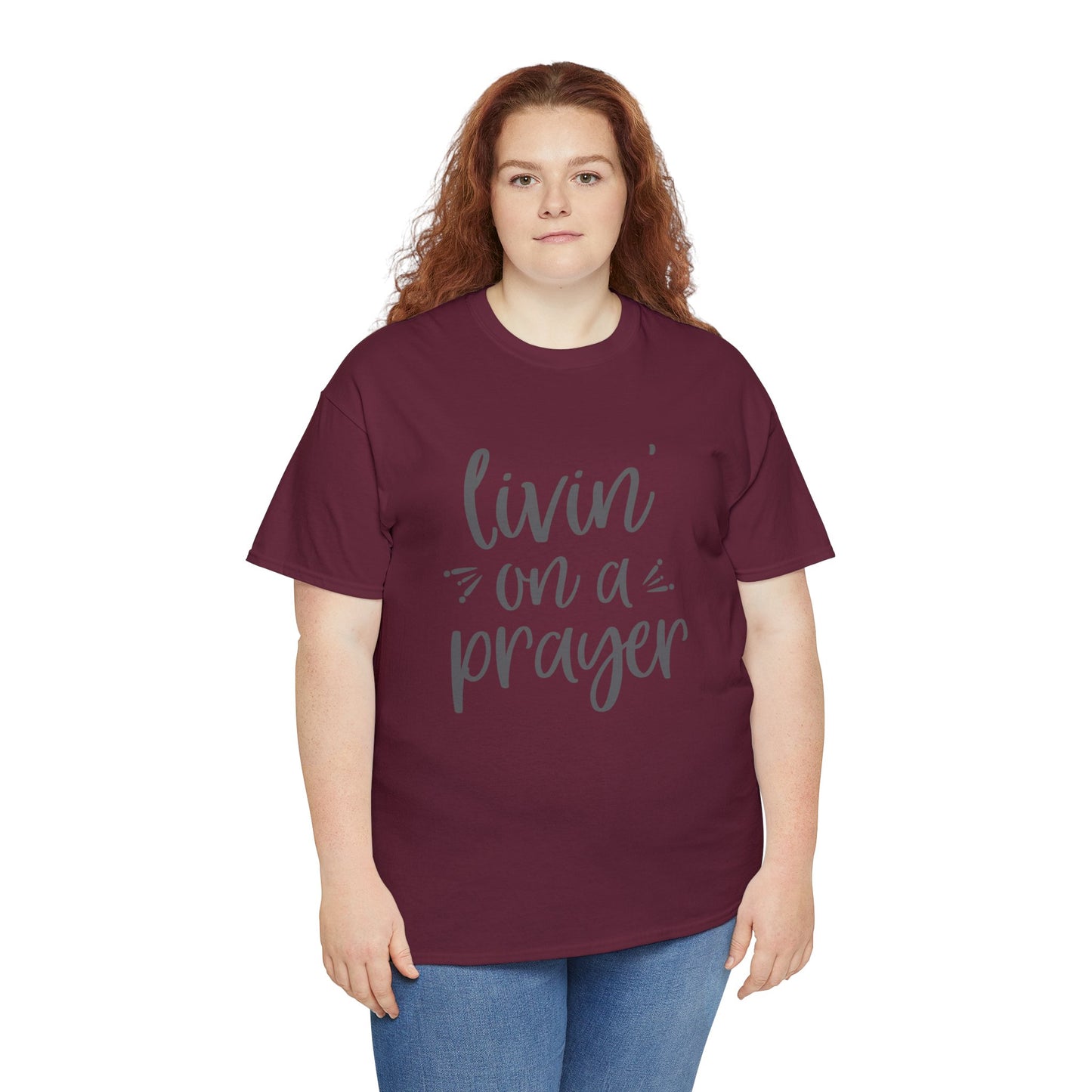 "Livin' On A Prayer" T-Shirt - Weave Got Gifts - Unique Gifts You Won’t Find Anywhere Else!