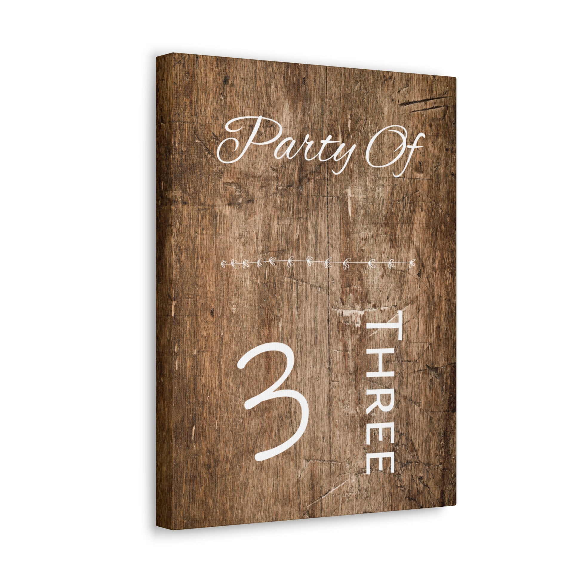 "Party Of 3" Wall Art - Weave Got Gifts - Unique Gifts You Won’t Find Anywhere Else!