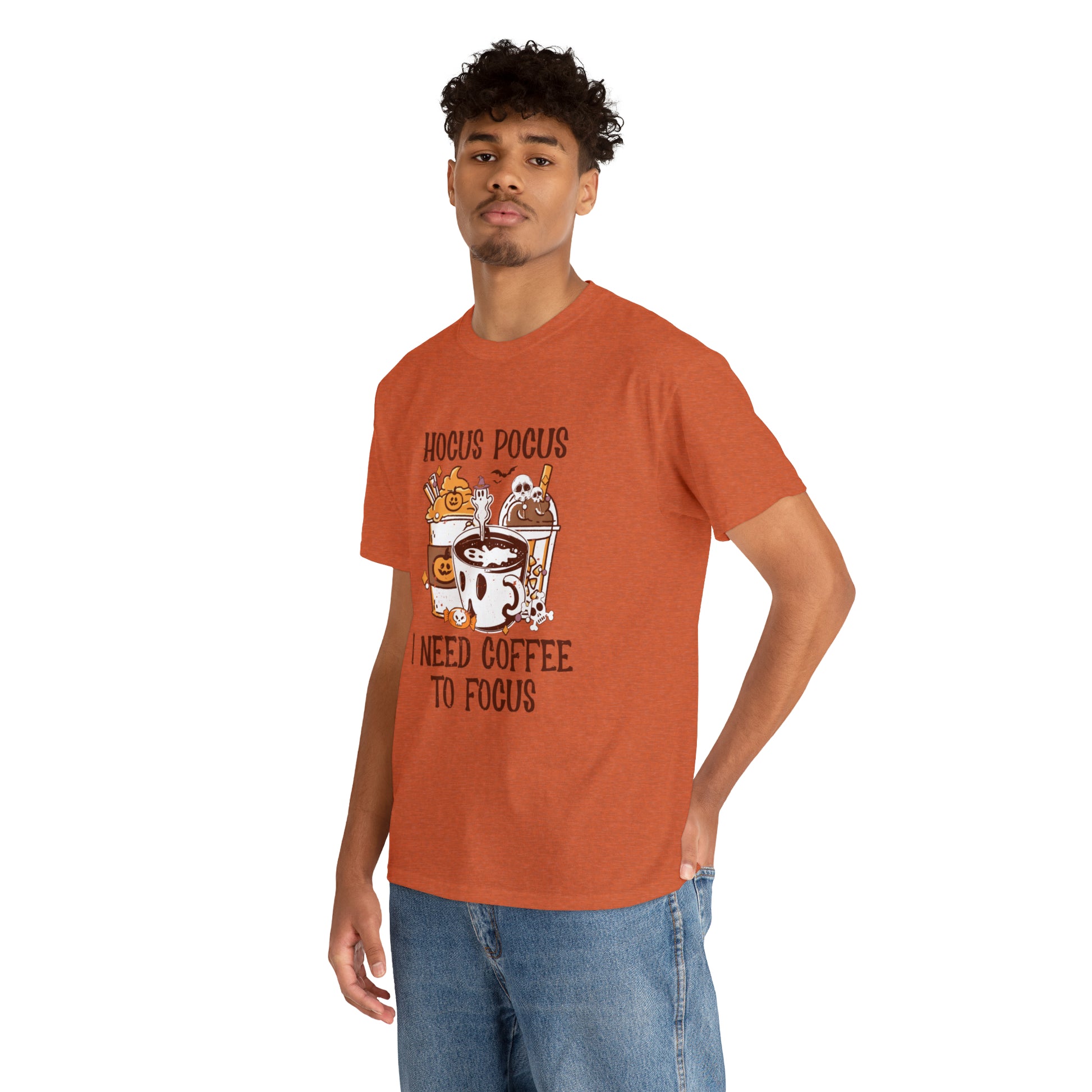 "Hocus Pocus, I Need Coffee To Focus" T-Shirt - Weave Got Gifts - Unique Gifts You Won’t Find Anywhere Else!