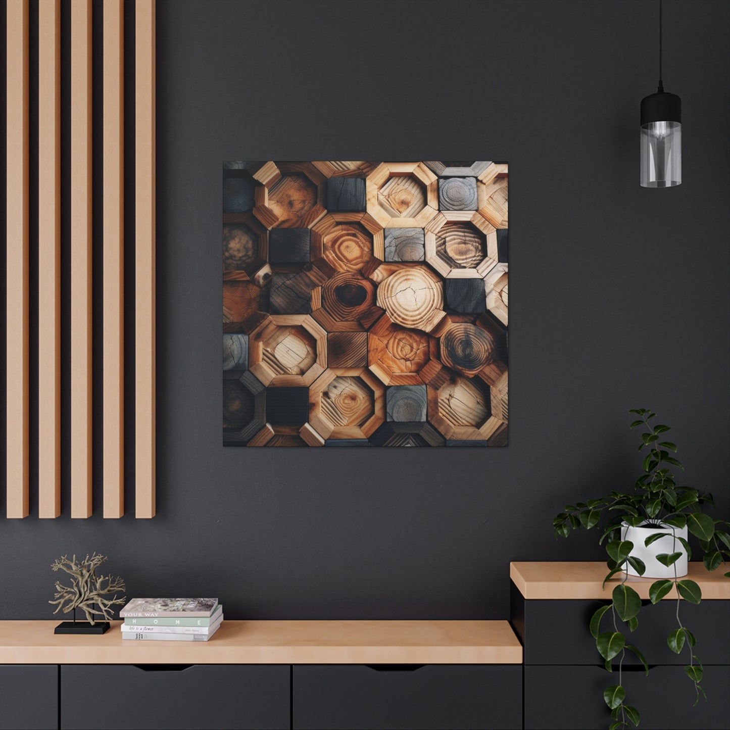 "Geometric Wood" Wall Art - Weave Got Gifts - Unique Gifts You Won’t Find Anywhere Else!