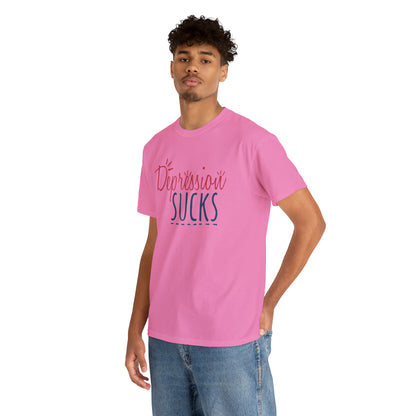 "Depression Sucks" T-Shirt - Weave Got Gifts - Unique Gifts You Won’t Find Anywhere Else!