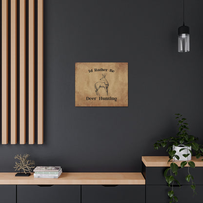 Wildlife-inspired deer hunting wall art for cabin
