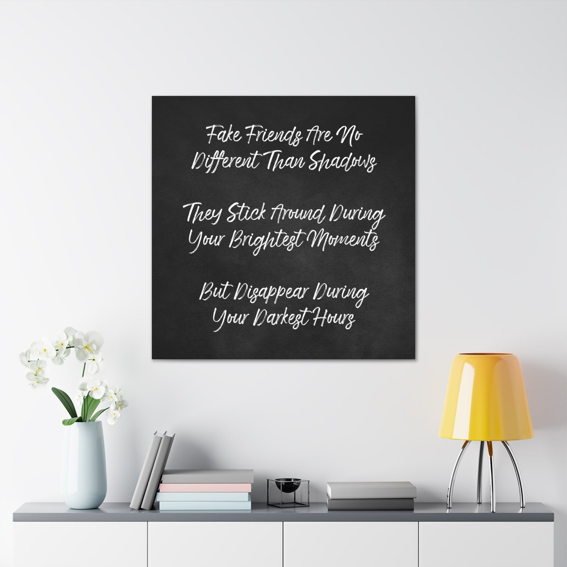 "Fake Friends" Wall Art - Weave Got Gifts - Unique Gifts You Won’t Find Anywhere Else!