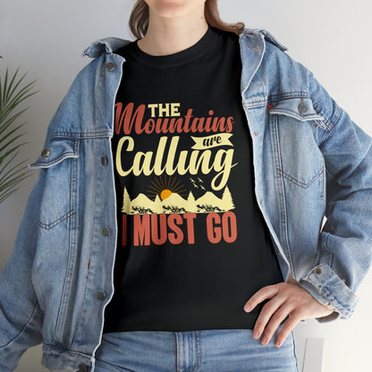 "The Mountains Are Calling" T-Shirt - Weave Got Gifts - Unique Gifts You Won’t Find Anywhere Else!