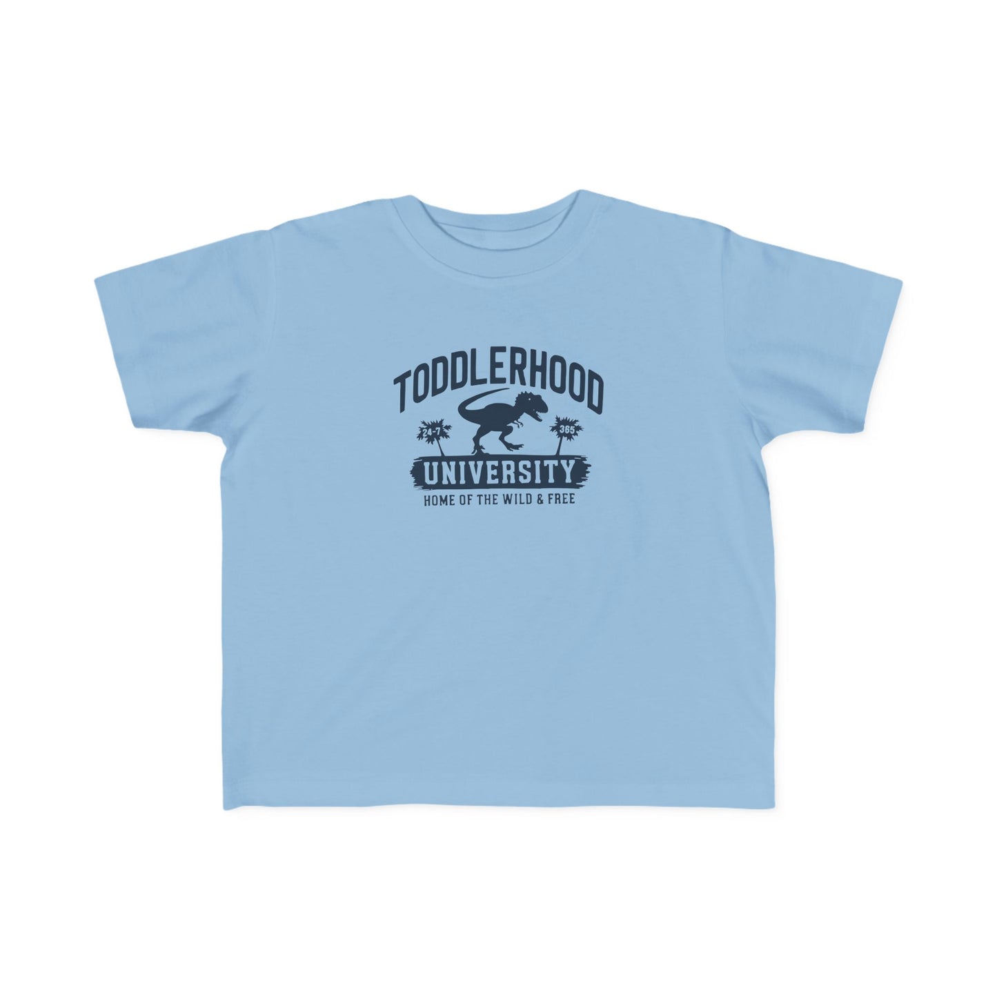 Funny toddler t-shirt with dinosaur graphic
