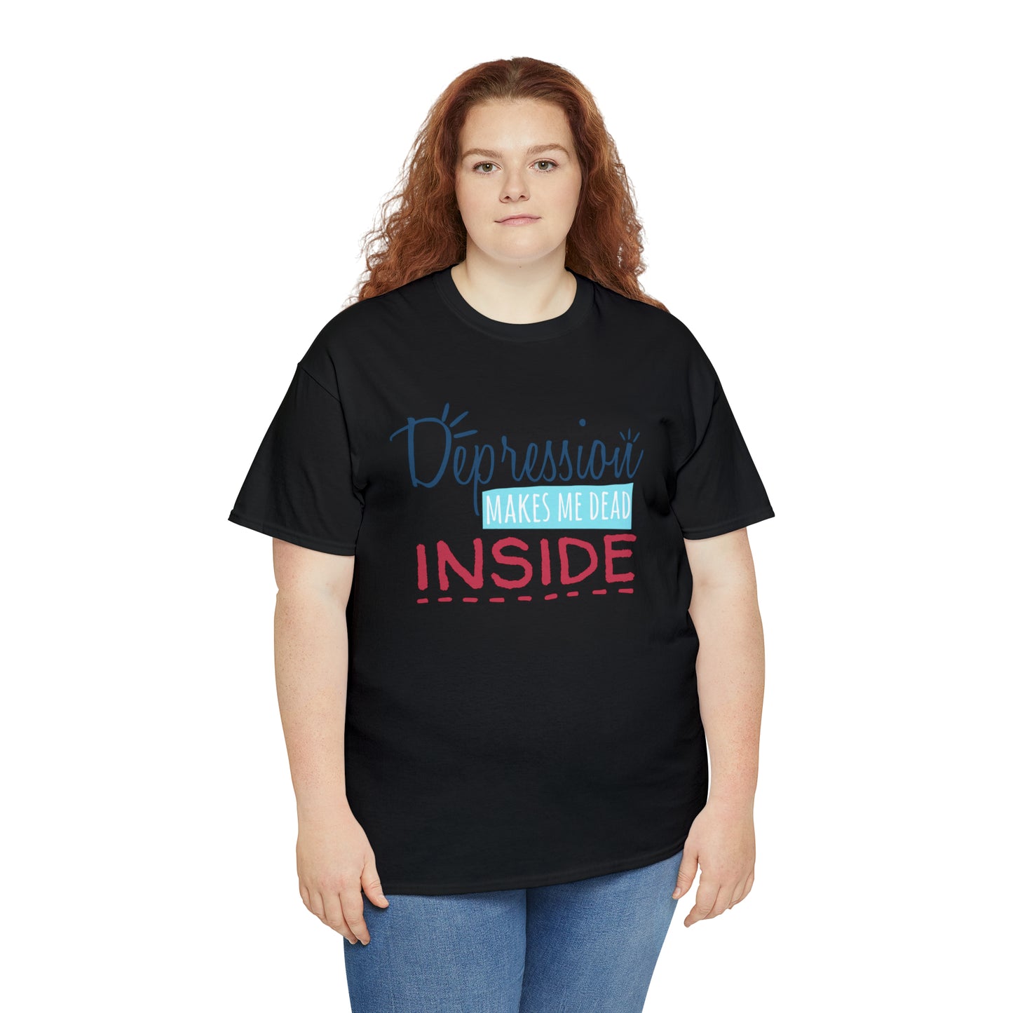 "Depression Makes Me Dead Inside" T-Shirt - Weave Got Gifts - Unique Gifts You Won’t Find Anywhere Else!