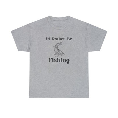 "Id Rather Be Fishing" T-Shirt - Weave Got Gifts - Unique Gifts You Won’t Find Anywhere Else!