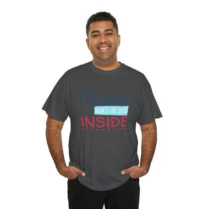 "Depression Makes Me Dead Inside" T-Shirt - Weave Got Gifts - Unique Gifts You Won’t Find Anywhere Else!