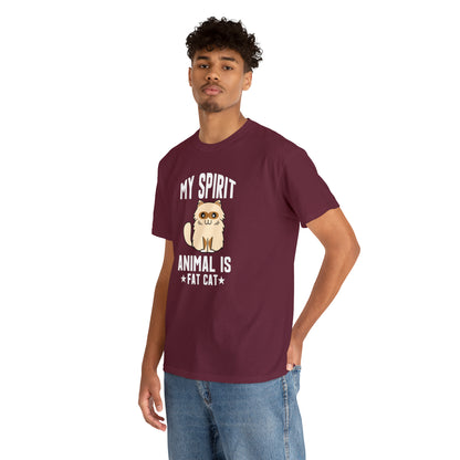 "Fat Cat Spirit Animal" T-Shirt - Weave Got Gifts - Unique Gifts You Won’t Find Anywhere Else!