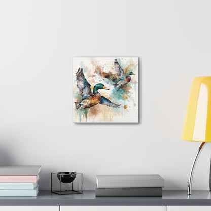 "Flying Ducks Painting" Wall Art - Weave Got Gifts - Unique Gifts You Won’t Find Anywhere Else!