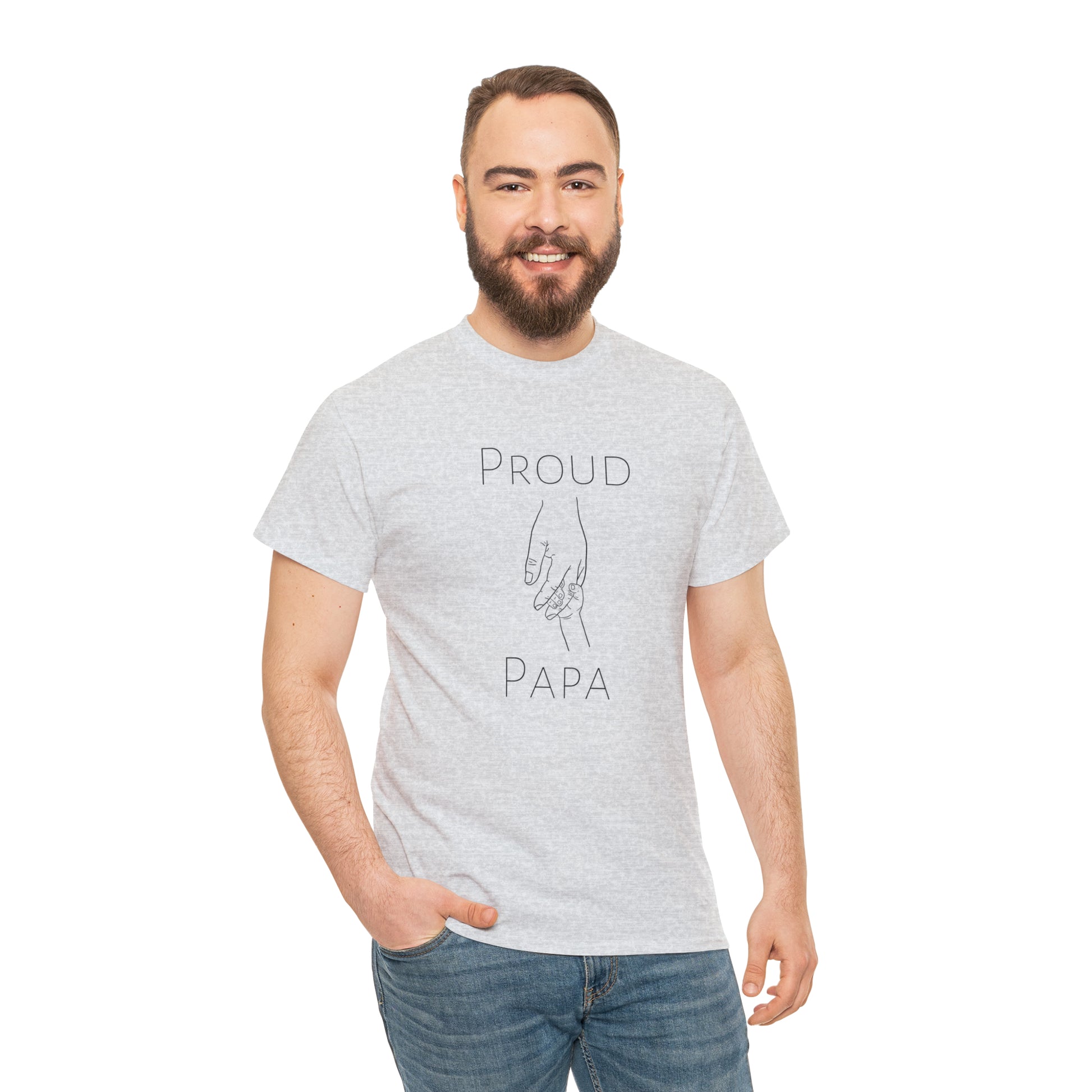 "Proud Papa" T-Shirt - Weave Got Gifts - Unique Gifts You Won’t Find Anywhere Else!