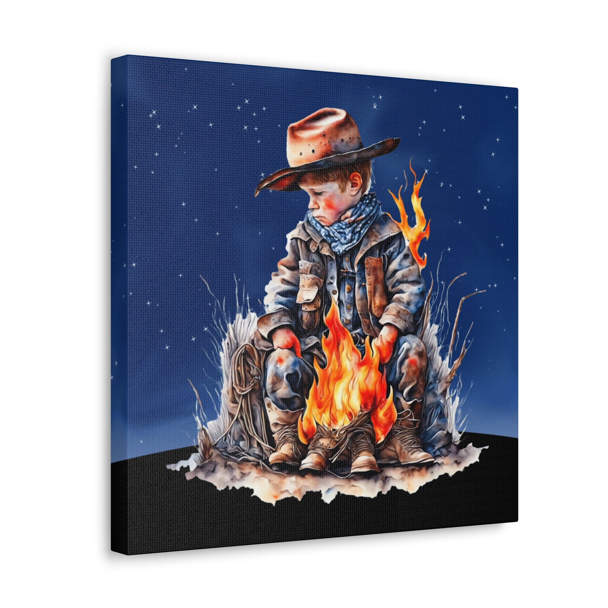 "Starry Night Cowboy" Wall Art - Weave Got Gifts - Unique Gifts You Won’t Find Anywhere Else!