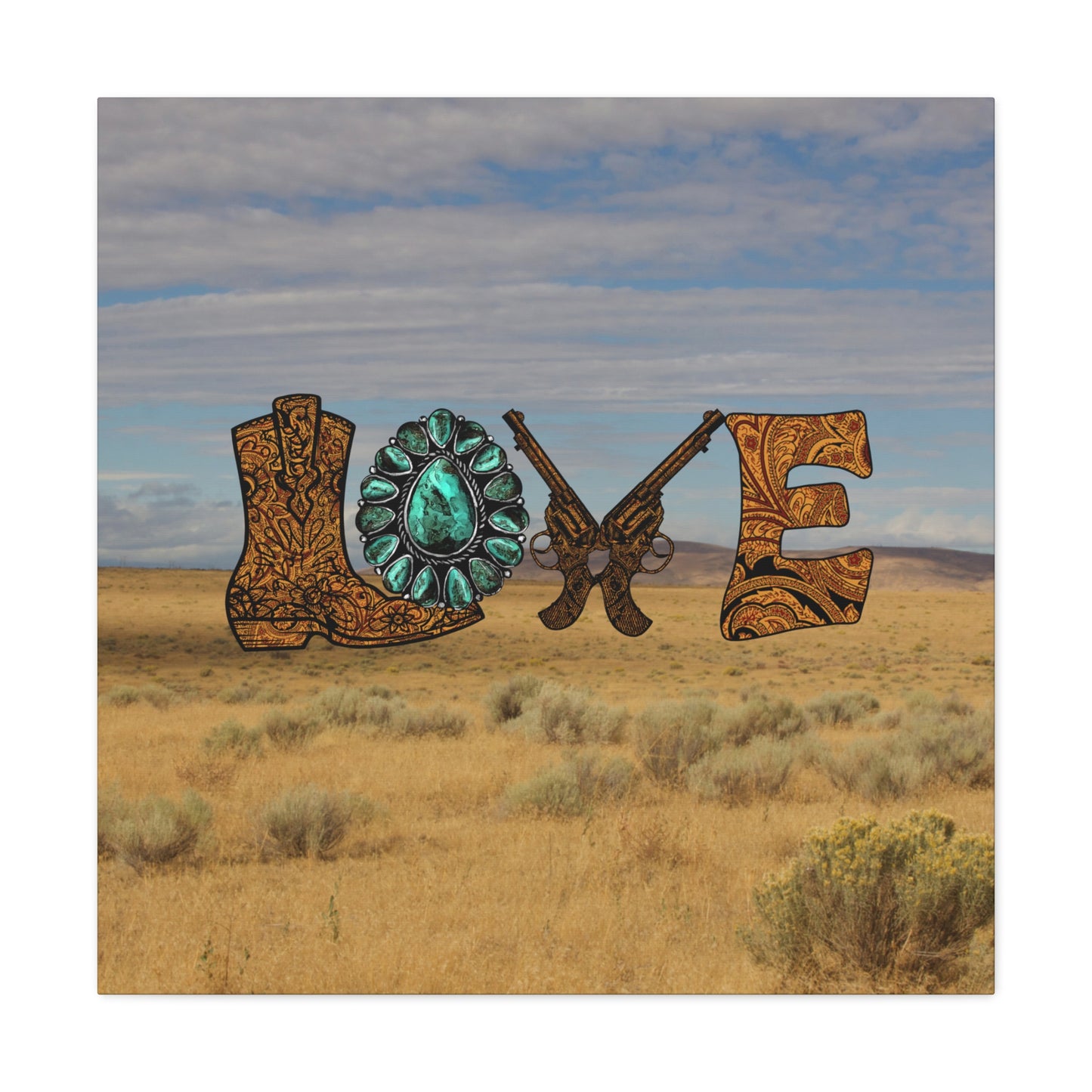 "Western Love" Wall Art - Weave Got Gifts - Unique Gifts You Won’t Find Anywhere Else!
