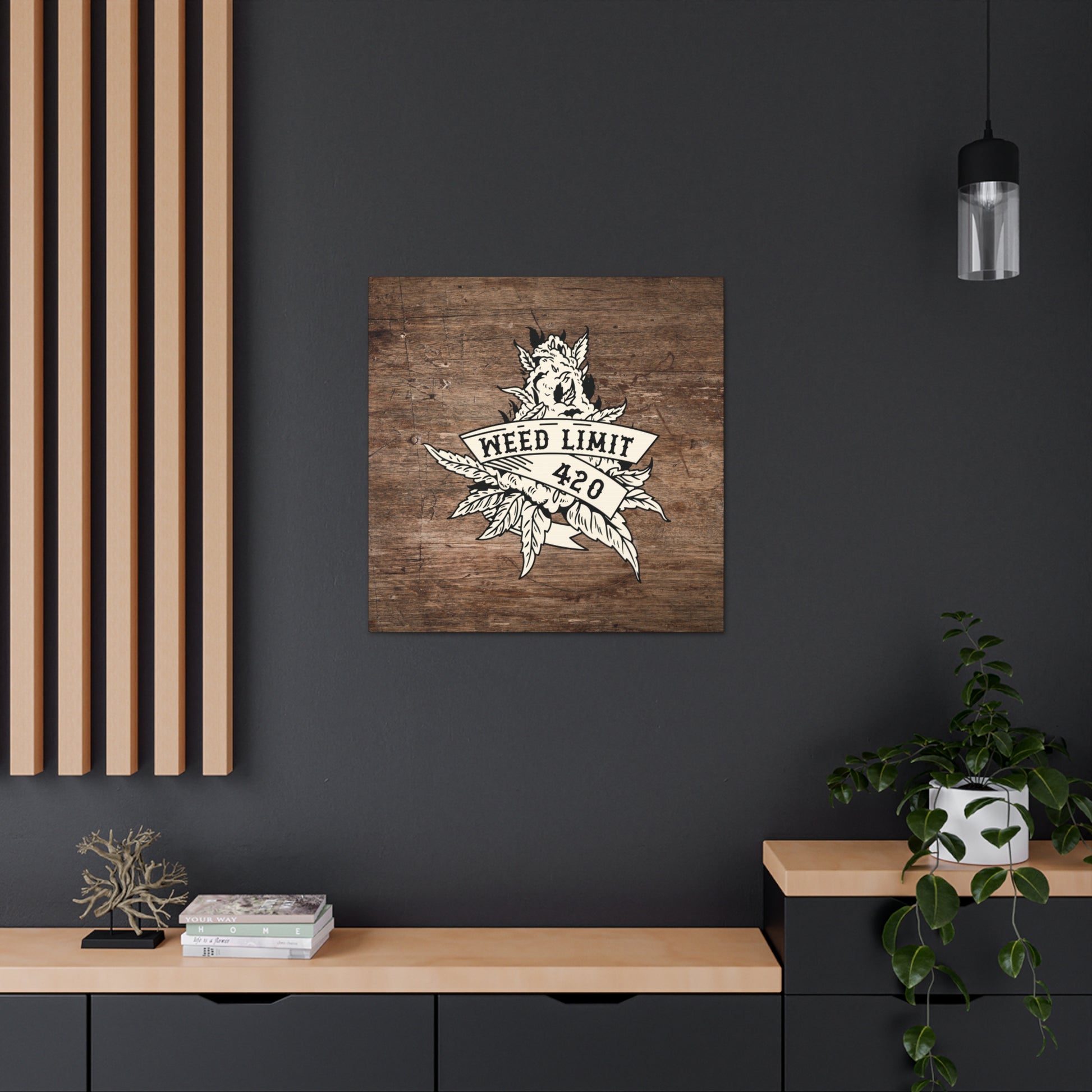 "Weed Limit 420" Wall Art - Weave Got Gifts - Unique Gifts You Won’t Find Anywhere Else!