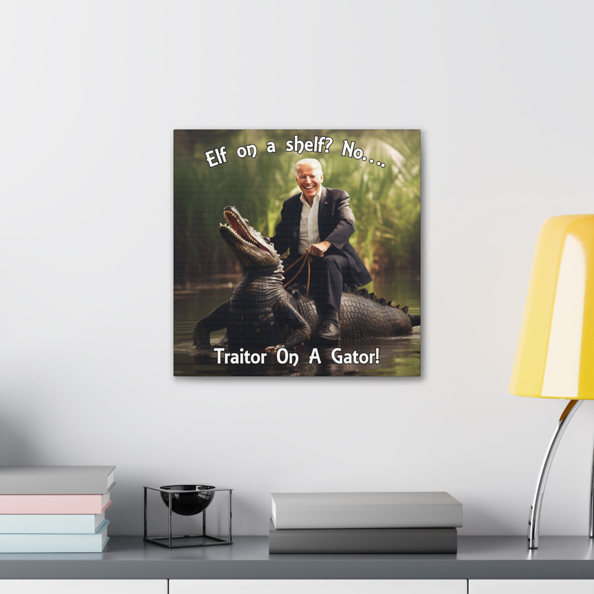 "Traitor On A Gator" Wall Art - Weave Got Gifts - Unique Gifts You Won’t Find Anywhere Else!