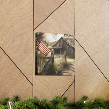 "Rustic American Farm" Wall Art - Weave Got Gifts - Unique Gifts You Won’t Find Anywhere Else!