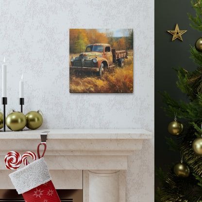 "Fall Farm Rustic Truck" Wall Art - Weave Got Gifts - Unique Gifts You Won’t Find Anywhere Else!