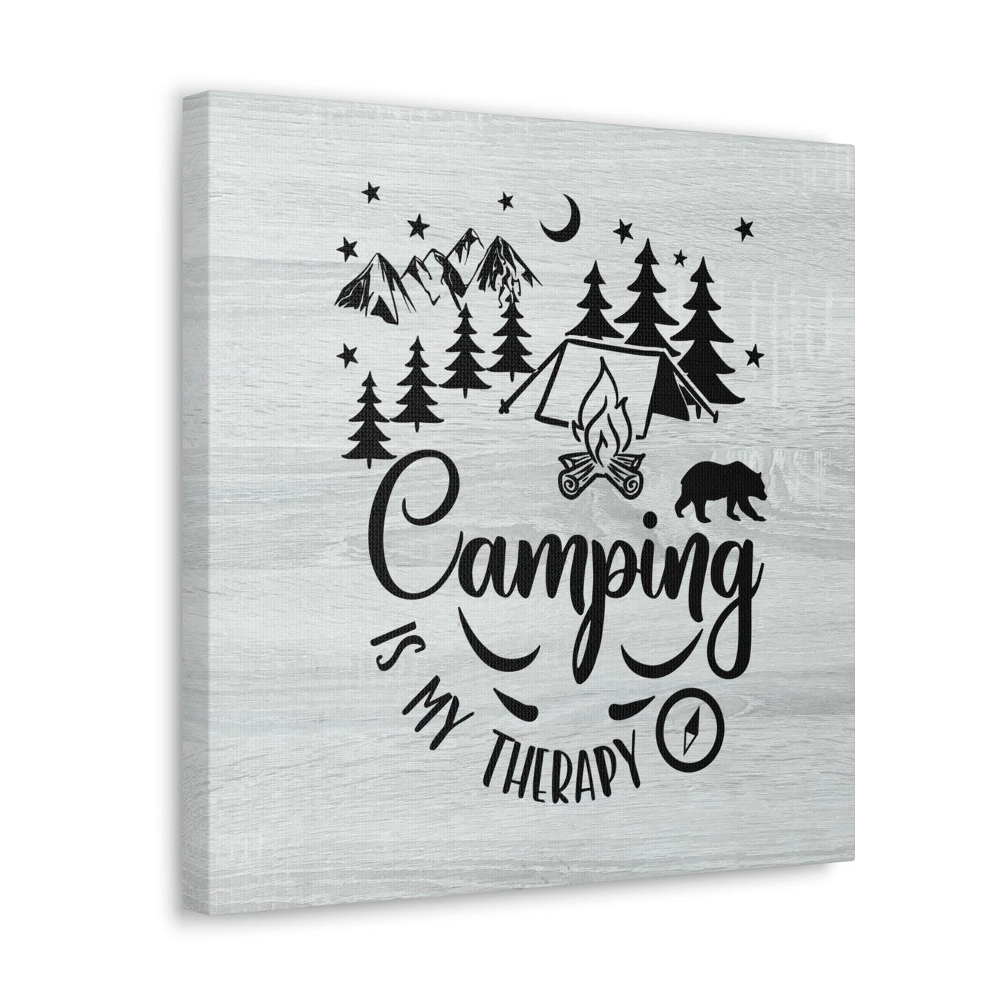 "Camping Is My Therapy" Wall Art - Weave Got Gifts - Unique Gifts You Won’t Find Anywhere Else!