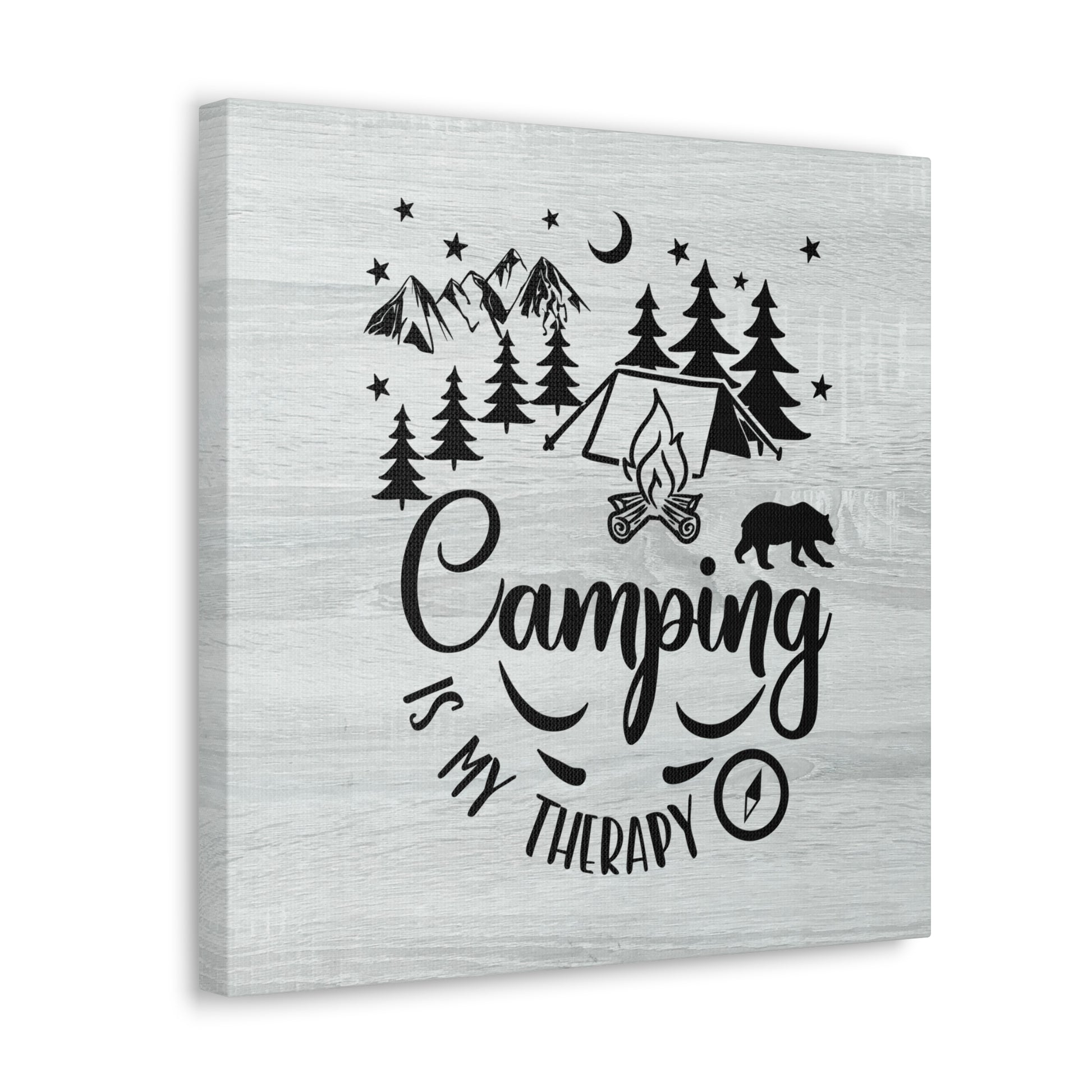 "Camping Is My Therapy" Wall Art - Weave Got Gifts - Unique Gifts You Won’t Find Anywhere Else!