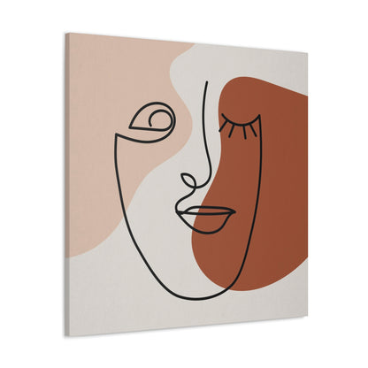 "Abstract Face Art" Wall Sign - Weave Got Gifts - Unique Gifts You Won’t Find Anywhere Else!