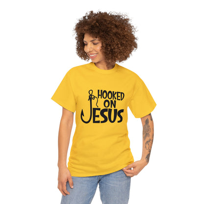 "Hooked on Jesus" T-Shirt - Weave Got Gifts - Unique Gifts You Won’t Find Anywhere Else!