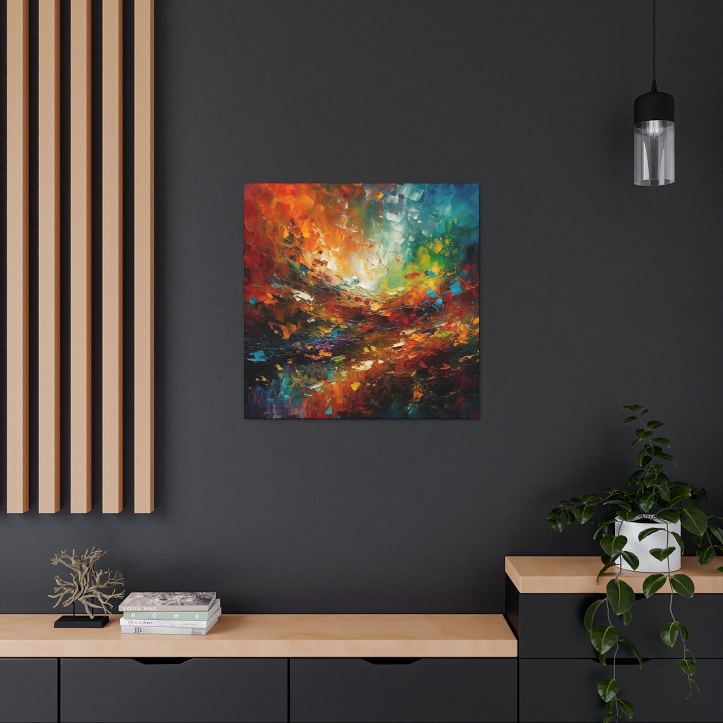 "Colorful Abstract Painting" Wall Art - Weave Got Gifts - Unique Gifts You Won’t Find Anywhere Else!