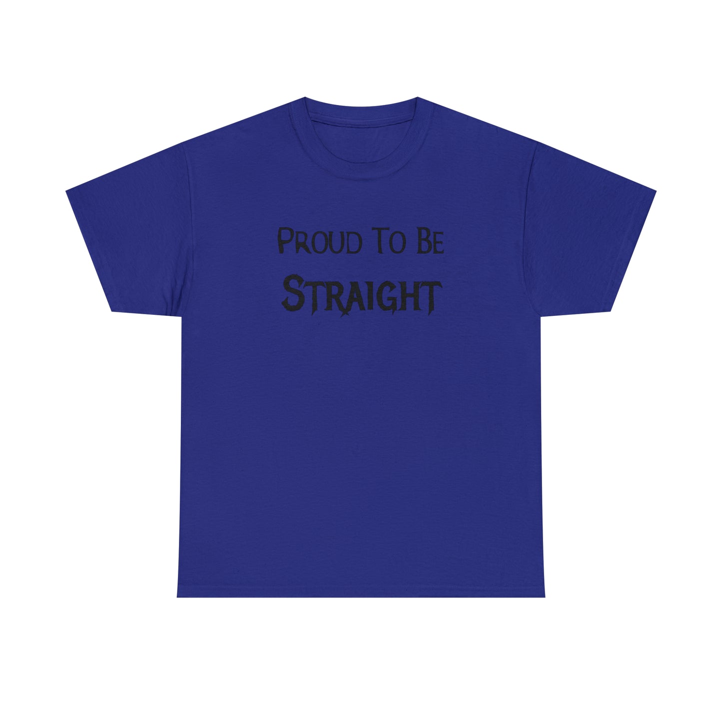 Straight pride t-shirt for casual wear
