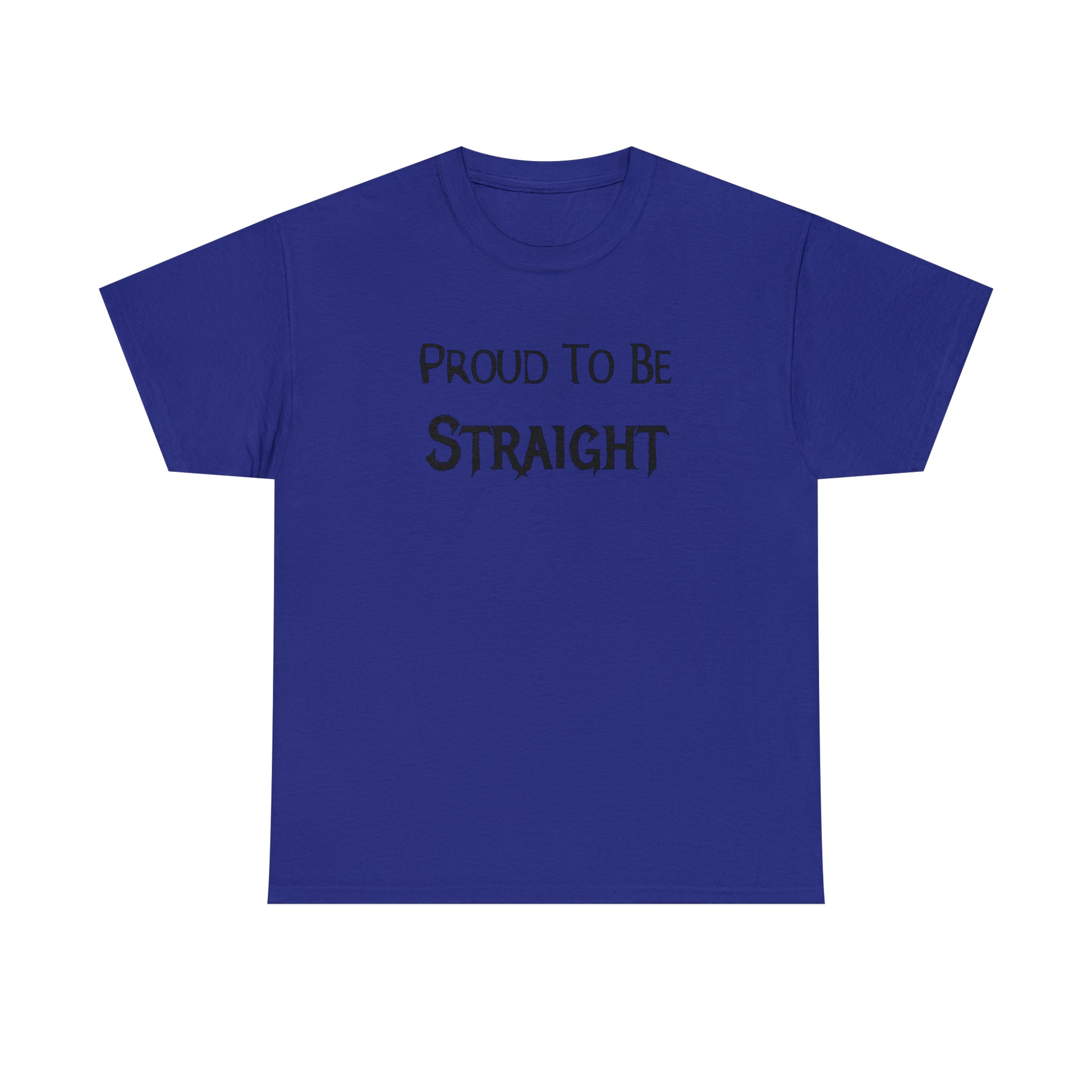 Straight pride t-shirt for casual wear
